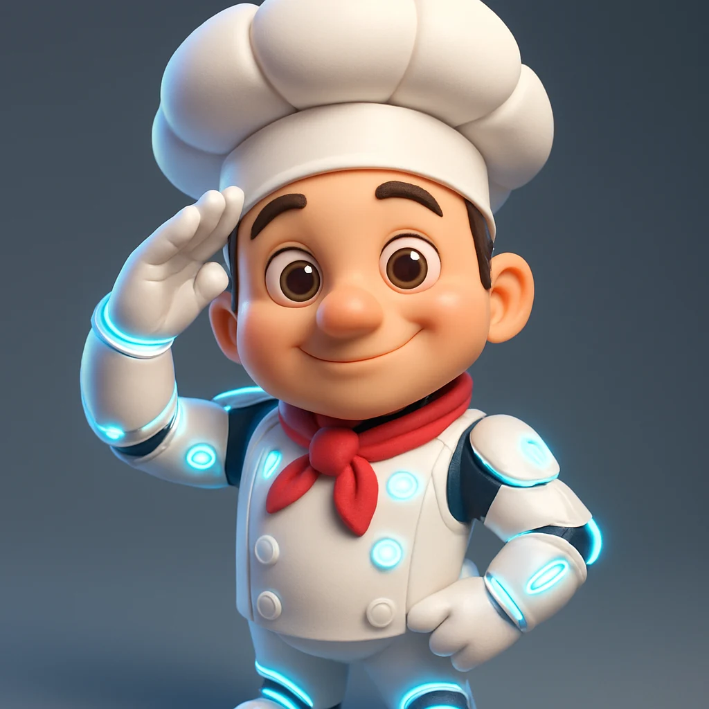 OnItChef interface showing menu creation